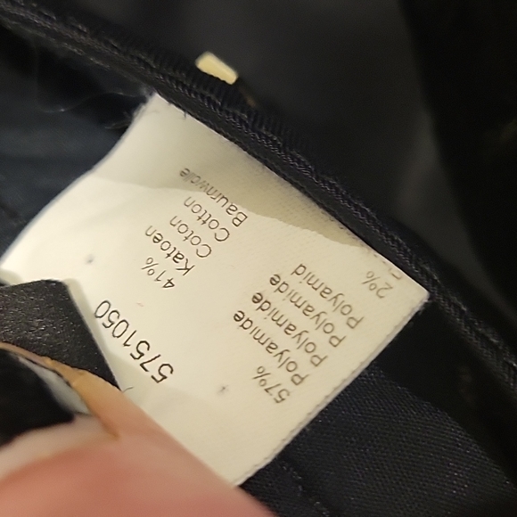 CLAUDIA STRATER STRAIGHT LEG PANTS/TROUSERS, 8 (ITALIAN SIZE 42) - Picture 3 of 4